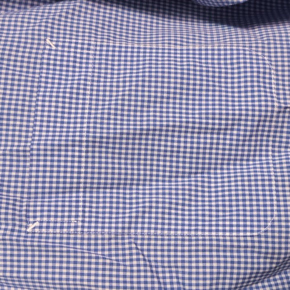 Tommy Hilfiger Blue White Gingham Long Sleeve Button Up Size Extra Large - Picture 4 of 6
